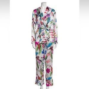 PatBo Zamia floral 2 piece pajama pants set